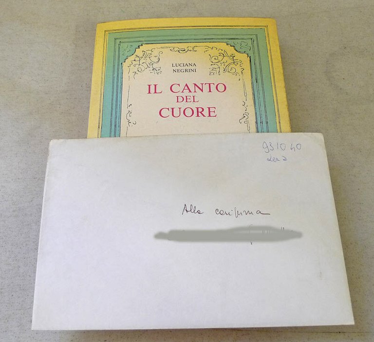 Luciana Negrini,IL CANTO DEL CUORE,1985 Ponte Nuovo[autografo,Karl Lubomirski