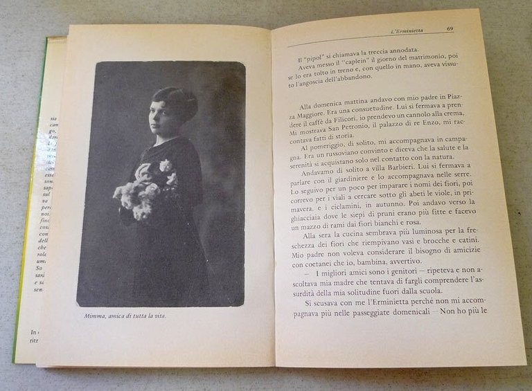 Luciana Negrini,UNA MADRE.L'ERMINIETTA.MEMORIE,'82 Ponte Nuovo[autografo,Bologna