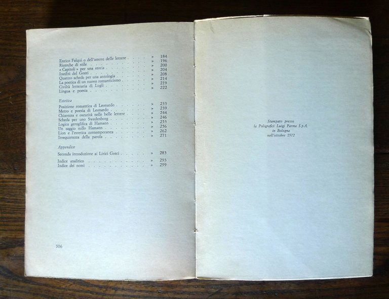Luciano Anceschi,SAGGI DI POETICA E DI POESIA,1972 Boni[filosofia | Immagine Gallery 6