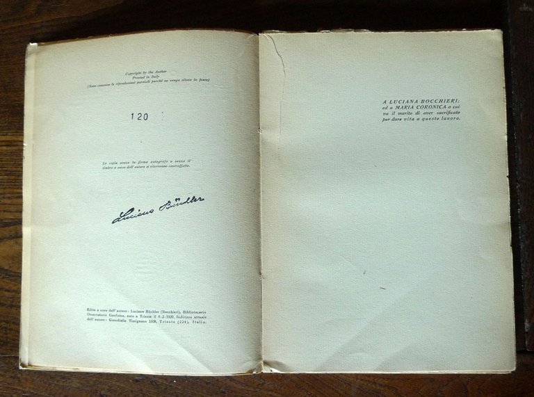 Luciano Büchler,L'ARMONIA DEI CONTRARI,1955 Trieste[storia FISICA,EINSTEIN