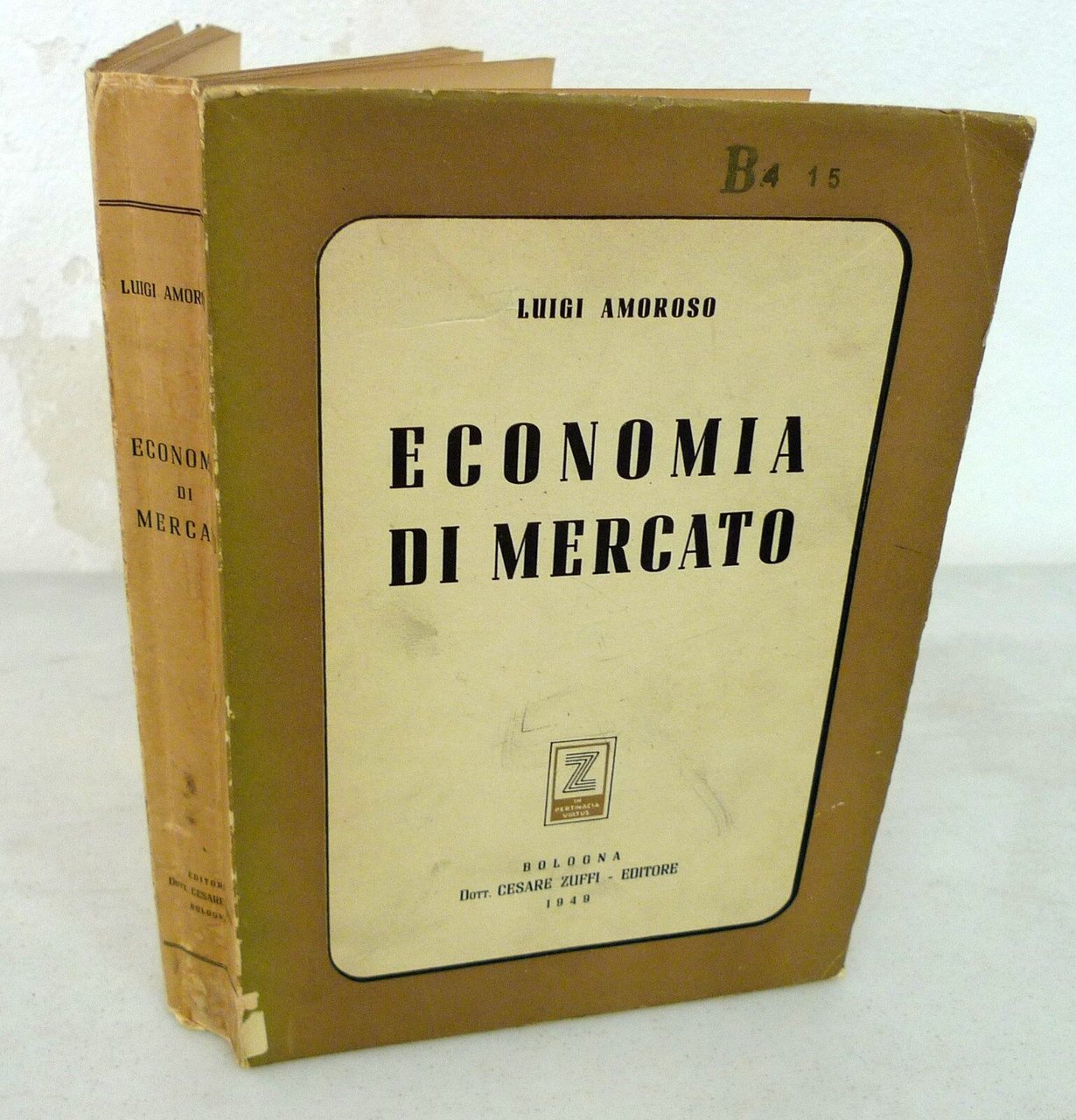 Luigi Amoroso,ECONOMIA DI MERCATO,1949 Zuffi