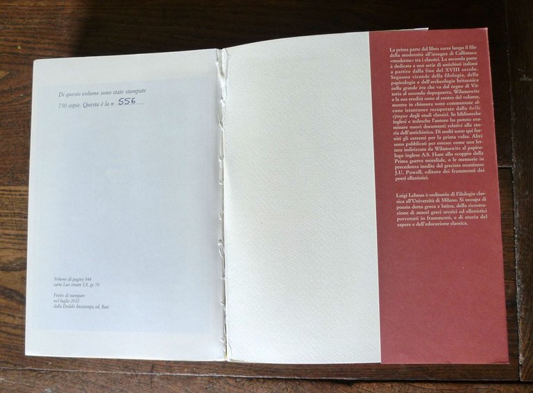 Luigi Lehnus,INCONTRI CON LA FILOLOGIA DEL PASSATO,2012 Dedalo[Luciano Canfora