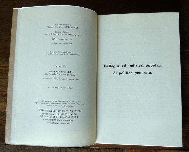 Luigi Sturzo,PENSIERO ANTIFASCISTA,2014 Ed.Storia e Letteratura[Piero Gobetti | Immagine Gallery 4
