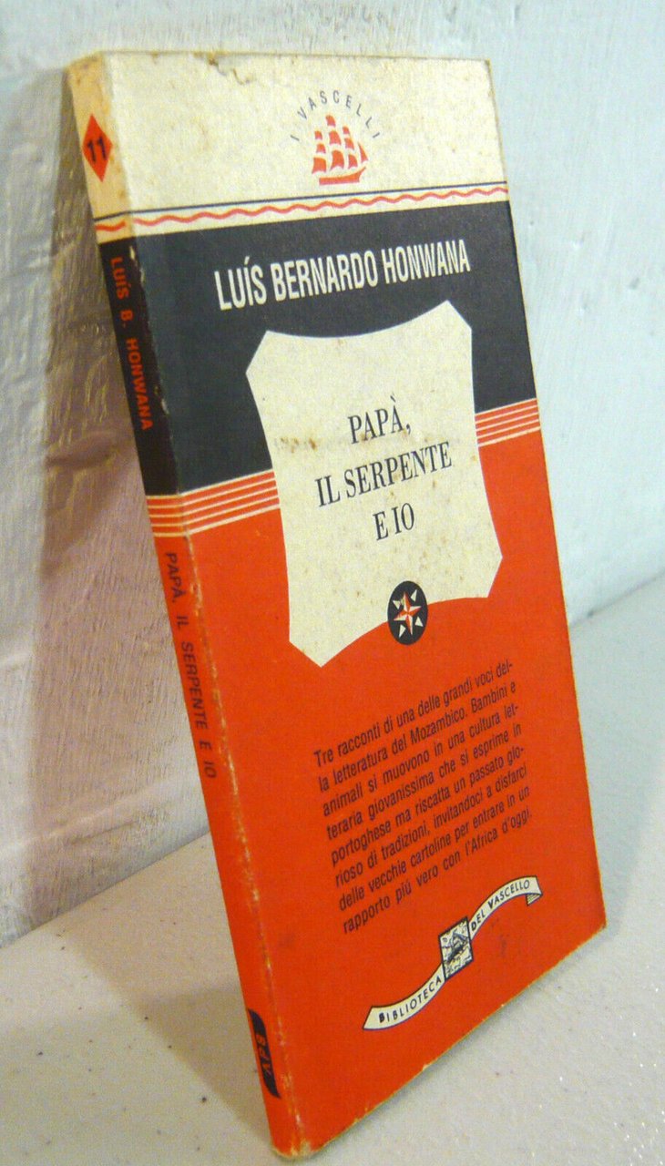 Luis B.Honwana,PAPÀ,IL SERPENTE E IO,1993 Biblioteca del Vascello[Mozambico