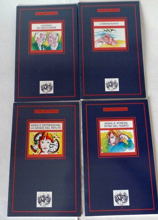 LUNGOVIVENZA,Fidia Biomedical 1988,8 vol[medicina,anziani,Gerontologia,Geriatria