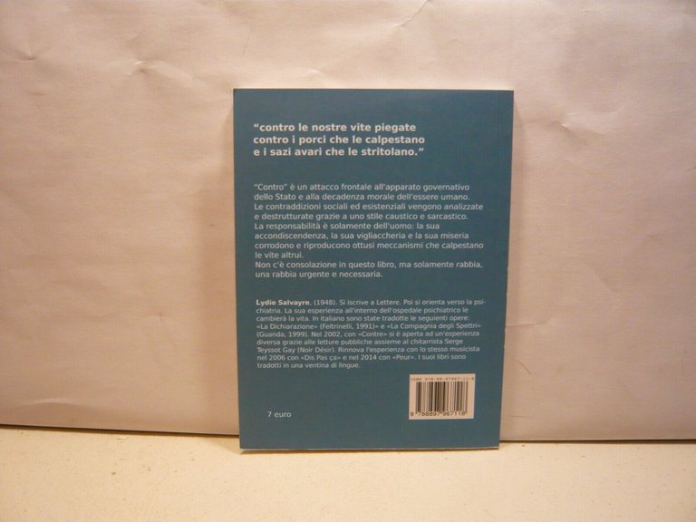 Lydie Salvayre, CONTRO, Bébert Edizioni, Bologna, 2014