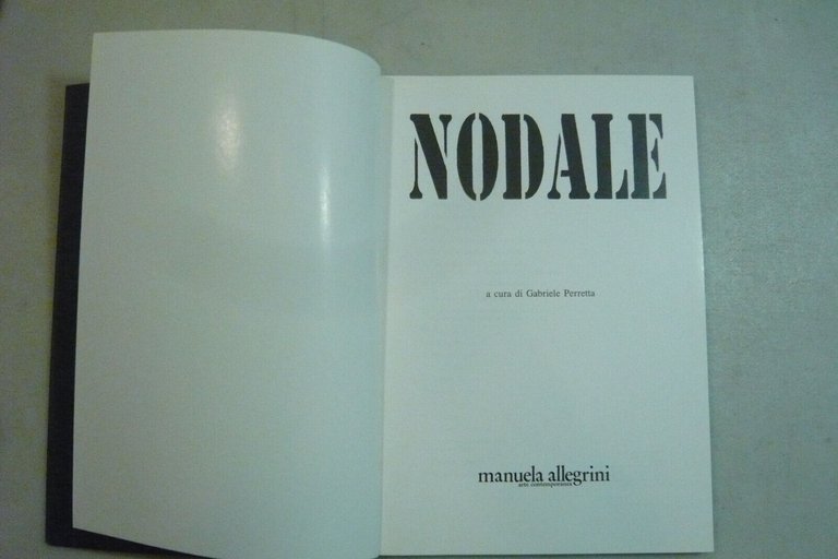 M. Allegrini,NODALE, Roma-Napoli, 1994[catalogo