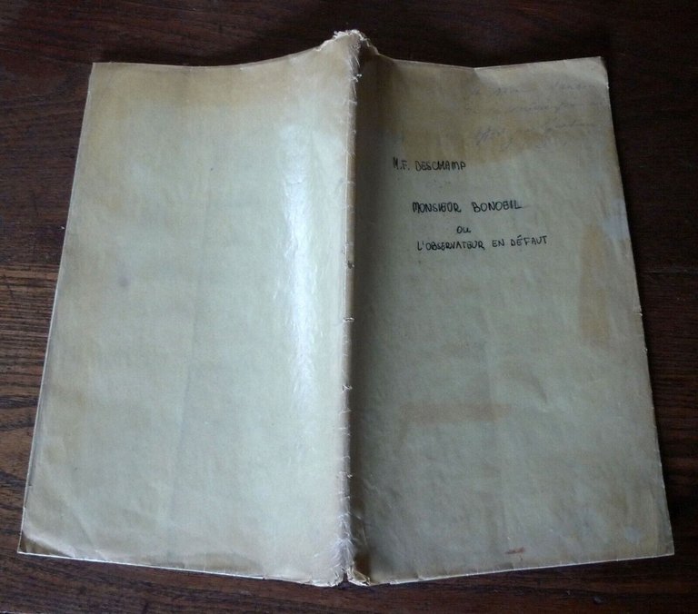 M.F.DESCHAMPS,MONSIEUR BONOEIL OU L'OBSERVATEUR EN DÉFAUT,1850 Rouen[COMMEDIA
