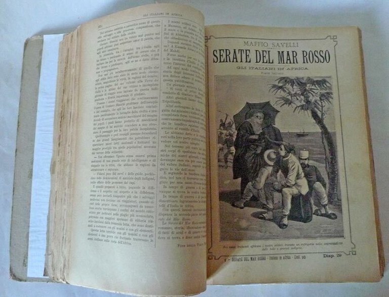 M.Savelli,GLI ITALIANI IN AFRICA,1885[storia,esercito,colonialismo,illustrazioni