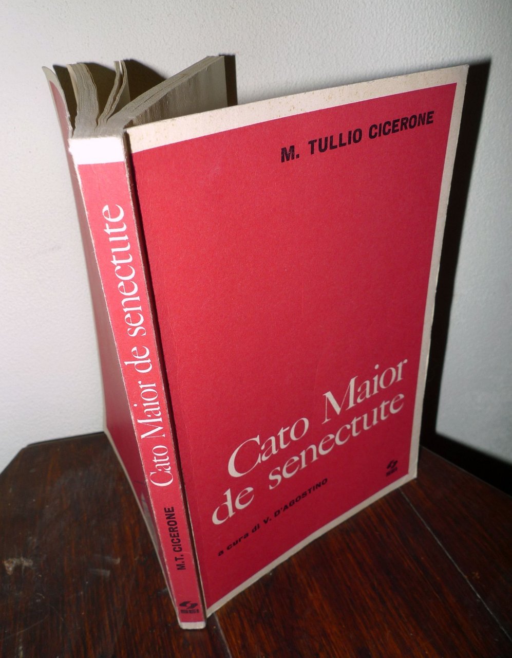 M.Tullio Cicerone,CATO MAIOR DE SENECTUTE,1972 SEI[D'Agostino,classici latini | Immagine principale