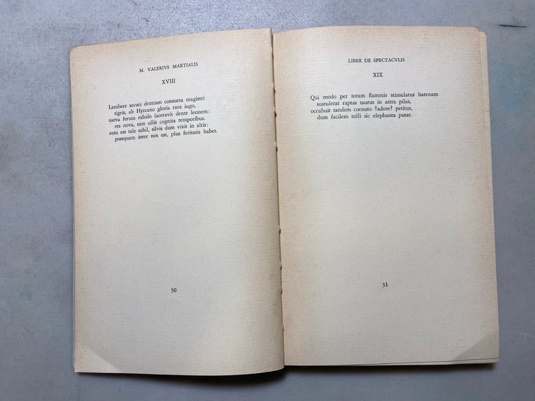 M.Valerius Martialis,EPIGRAMMATON, LIBER DE SPECTACULIS,Giardini editori 1980 | Immagine Gallery 3