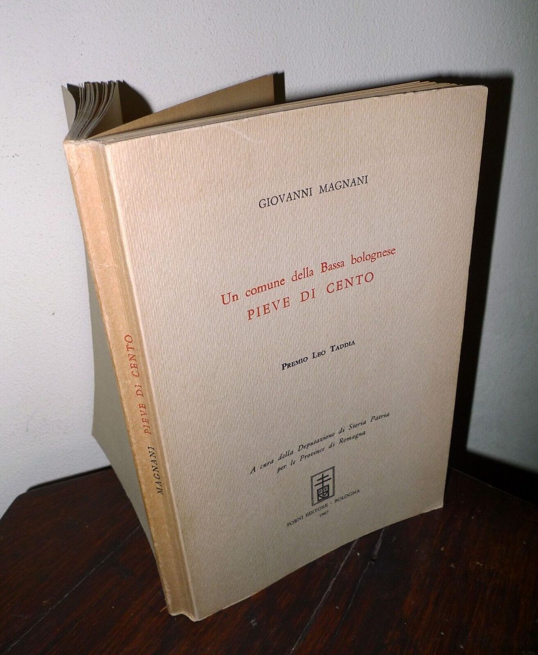 Magnani,UN COMUNE DELLA BASSA BOLOGNESE.PIEVE DI CENTO,1967 Forni[storia locale