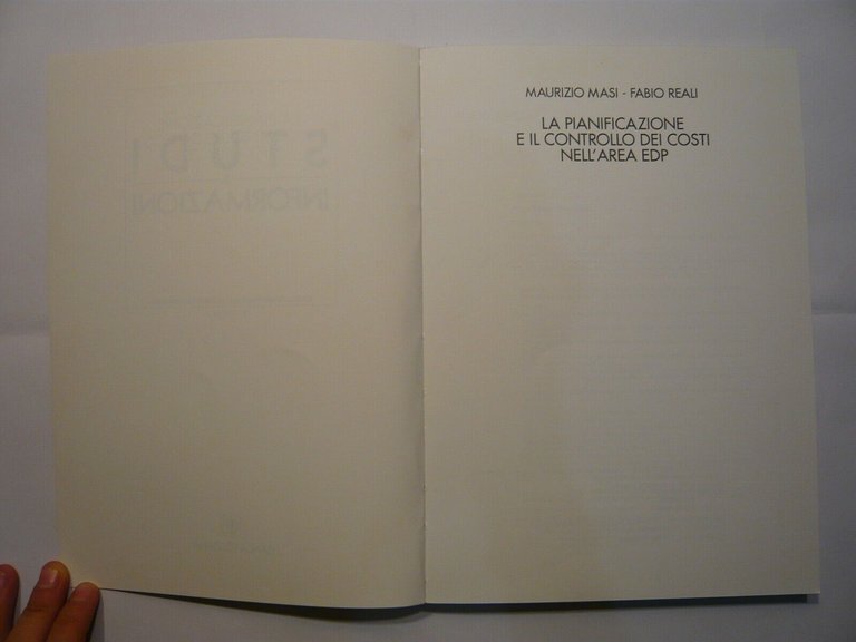 Mai,Reali,PIANIFICAZIONE E IL CONTROLLO DEI COSTI NELL’AREA EDP,1944 [economia