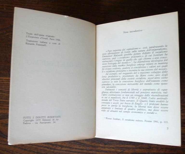 Malynski,IL PROLETARISMO fase estrema del capitalismo,1979 Edizioni di Ar