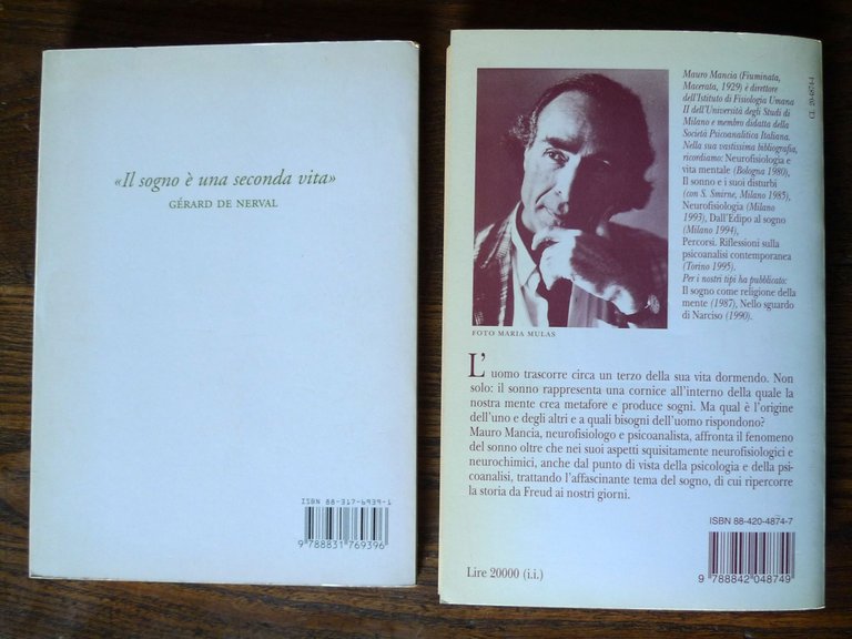 Mancia,BREVE STORIA DEL SOGNO/SONNO & SOGNO,1996-98 Marsilio/Laterza[psicologia | Immagine Gallery 2
