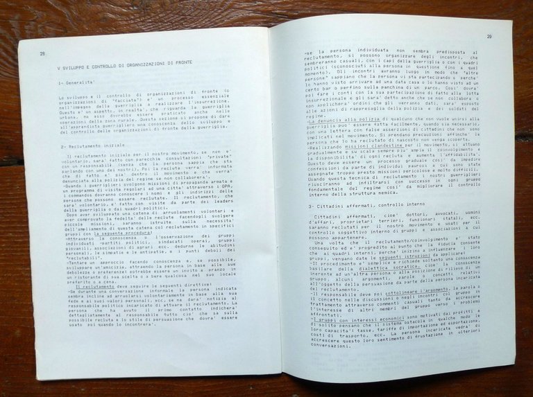 MANUALE DI GUERRIGLIA.CIA FM 95-1A CONTRAS IN NICARAGUA,1985 Quale Difesa | Immagine Gallery 7