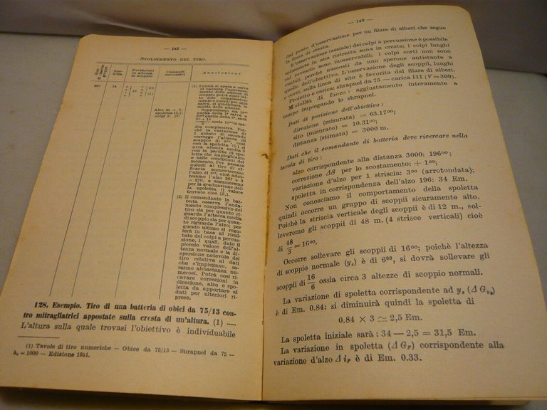 MANUALE PRATICO DI TIRO PER L’ARTIGLIERIA,1932[Ministero della guerra,esercito