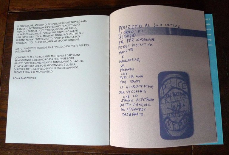 Manuel Cossu,COPS,2024 Andante[cura S.Tossi,illustrazione,THE MANGES,poliziotti | Immagine Gallery 9