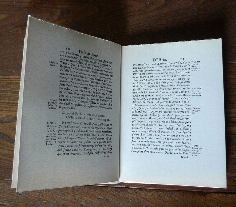 Manzuoli,NOVA DESCRITTIONE DELLA PROVINCIA DELL'ISTRIA(1611),1979 Forni[storia