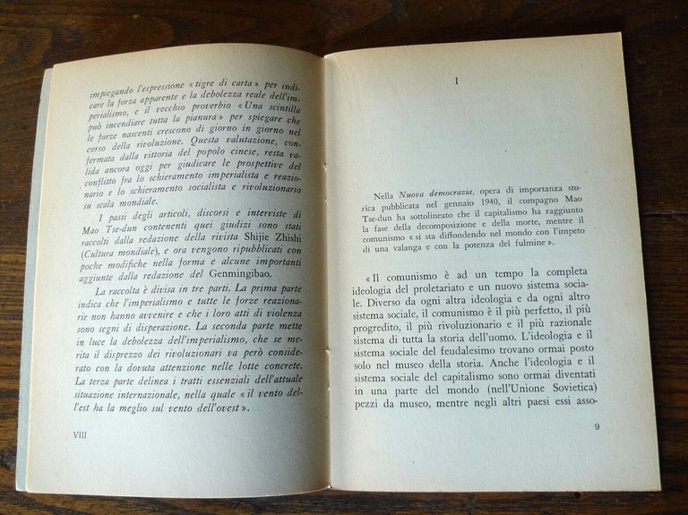 Mao Tse-Dun,TIGRI DI CARTA.Scritti sull'imperialismo,1959 Ed.Riuniti[Tse-tung