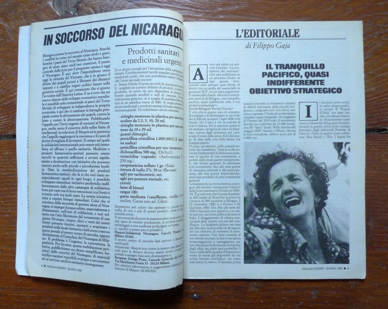 MAQUIS DOSSIER n.2 1985.ITALIA:IL CONFLITTO SEGRETO[stragi,P2,servizi segreti | Immagine Gallery 3