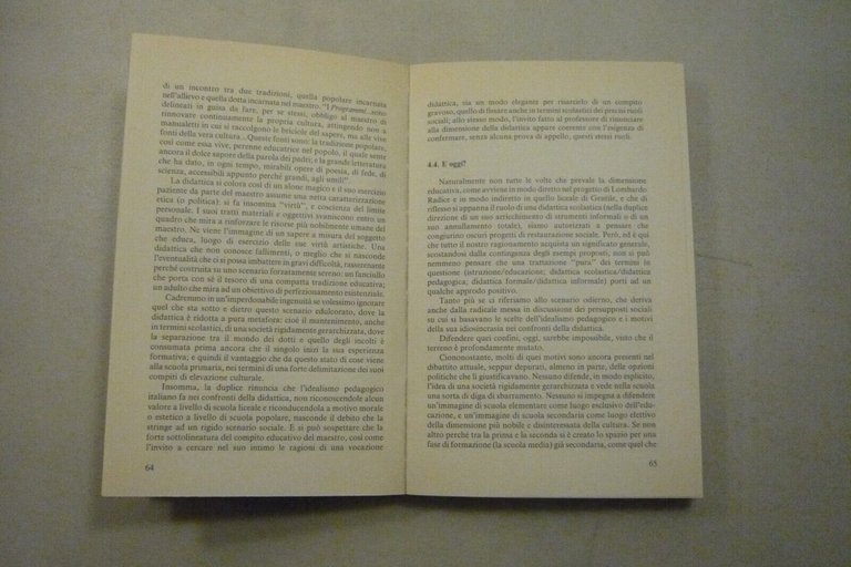 Maragliano,DIDATTICA SCOLASTICA.LA FORMAZIONE DI BASE,1988