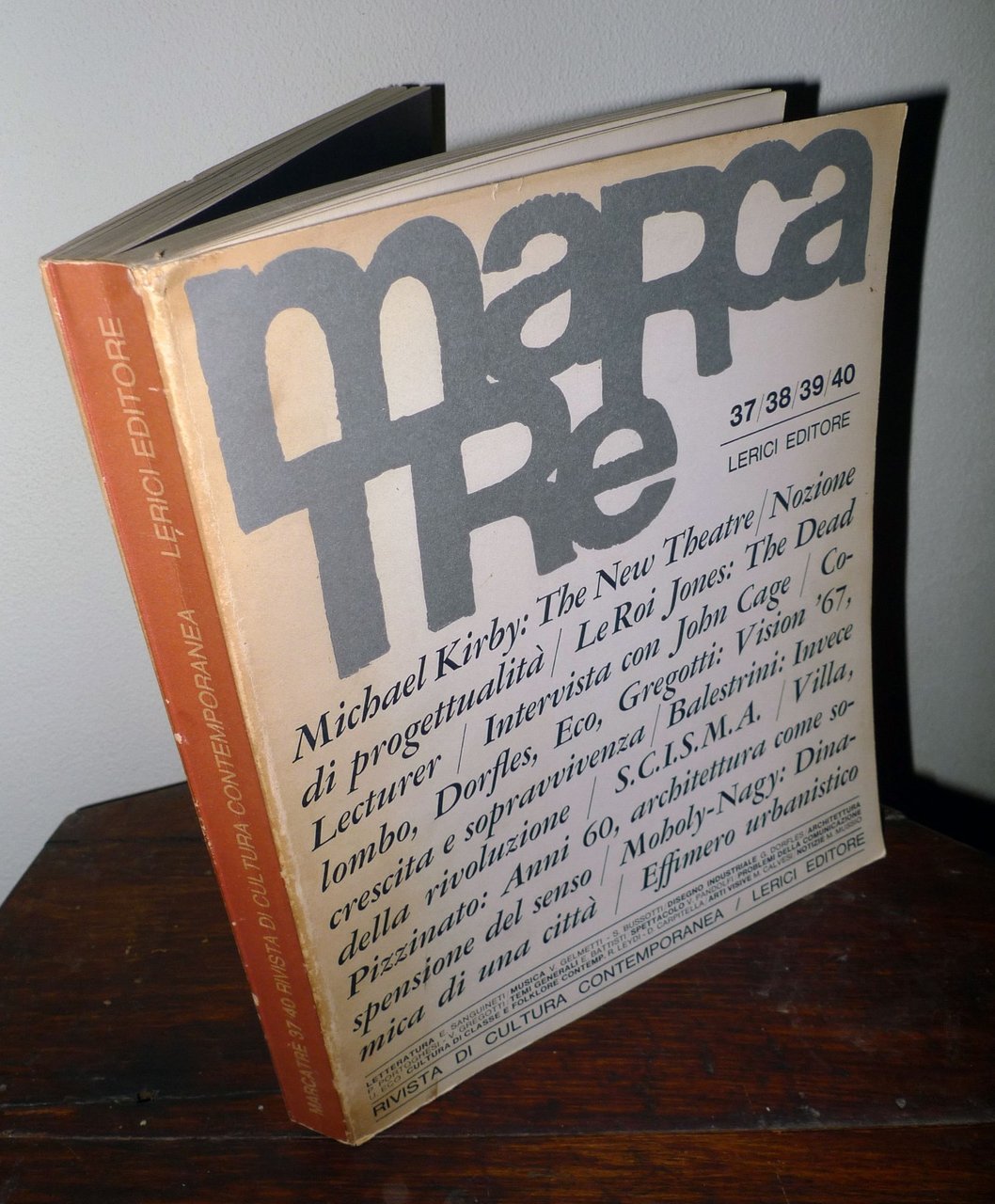 MARCATRE 37/38/39/40 1968.RIVISTA DI CULTURA CONTEMPORANEA[John Cage,Balestrini