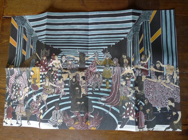 Marcel Dzama,BEHIND EVERY CURTAIN,2011 David Zwirner[illustrazione,cinema