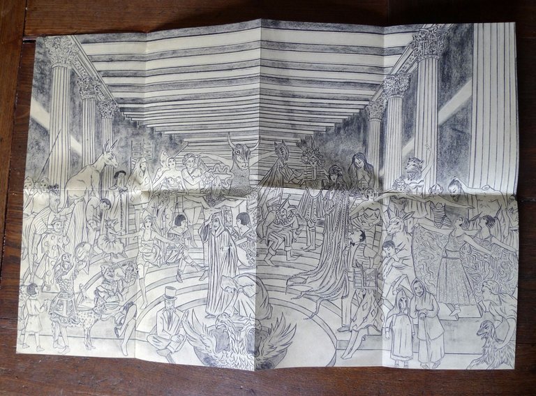 Marcel Dzama,BEHIND EVERY CURTAIN,2011 David Zwirner[illustrazione,cinema