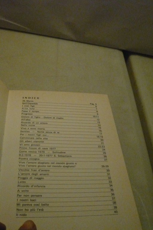 Marcella Osti, POESIE, Autoproduzione