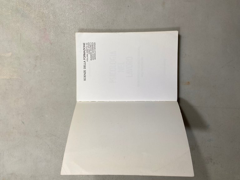 Marcello Novaya, PSICOLOGIA NEL LAVORO,Sapere 1996