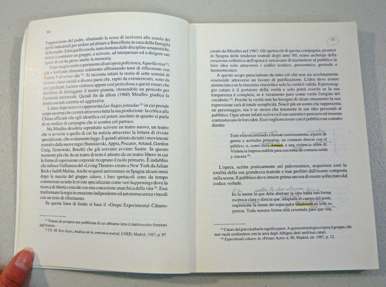 Marchetti,IL TEATRO DI ALBERTO MIRALLES,1995 Pitagora[Centellas en el sotano