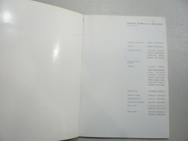 Marco Bernardi,Gianrico Tedeschi ne LA RIGENERAZIONE di Italo Svevo, 1991[Teatro