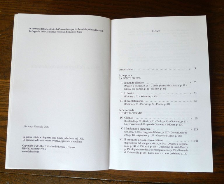 Marco Vannini,STORIA DELLA MISTICA OCCIDENTALE,2020 Le Lettere[FILOSOFIA