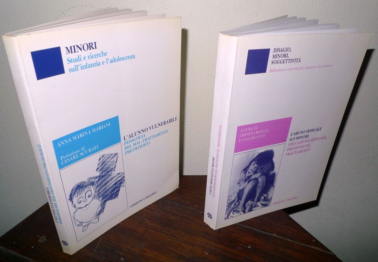 Mariani,L'ALUNNO VULNERABILE/Roccia,Foti,L'ABUSO SESSUALE SUI MINORI'93 UNICOPLI