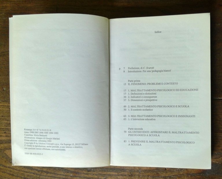 Mariani,L'ALUNNO VULNERABILE/Roccia,Foti,L'ABUSO SESSUALE SUI MINORI'93 UNICOPLI