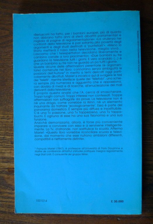 Mariet,LASCIATELI GUARDARE LA TV,1992 Anicia[SCUOLA,PEDAGOGIA,Maragliano