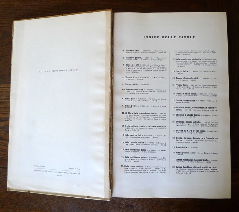 Marinelli,ATLANTE SCOLASTICO DI GEOGRAFIA MODERNA,1958 Vallardi | Immagine Gallery 3