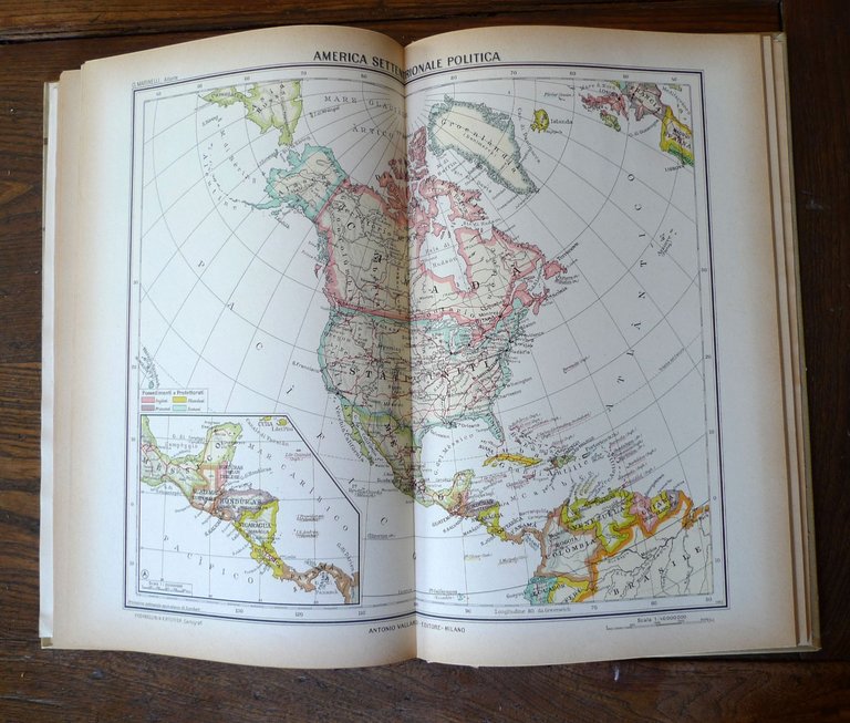 Marinelli,ATLANTE SCOLASTICO DI GEOGRAFIA MODERNA,1958 Vallardi | Immagine Gallery 8