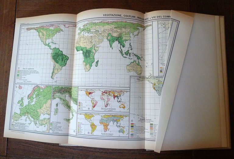Marinelli,ATLANTE SCOLASTICO DI GEOGRAFIA MODERNA,1958 Vallardi | Immagine Gallery 9
