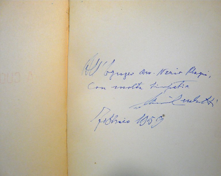 Mario Cecchetti,A CUORE APERTO.Poesie e favole in versi,1958 Gallo[autografo