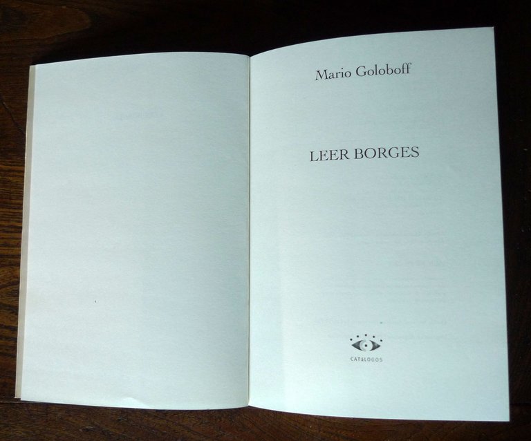 Mario Goloboff,LEER BORGES,2006 Catálogos[critica letteraria