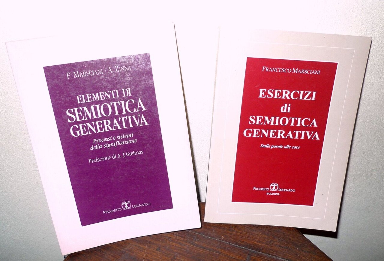 Marsciani,ELEMENTI DI SEMIOTICA GENERATIVA+ESERCIZI,1991-99 Progetto Leonardo