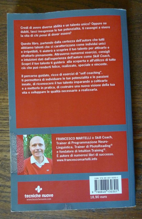 Martelli,SCOPRI IL TUO TALENTO.Tecniche e strategie vincenti,2015[skill coach
