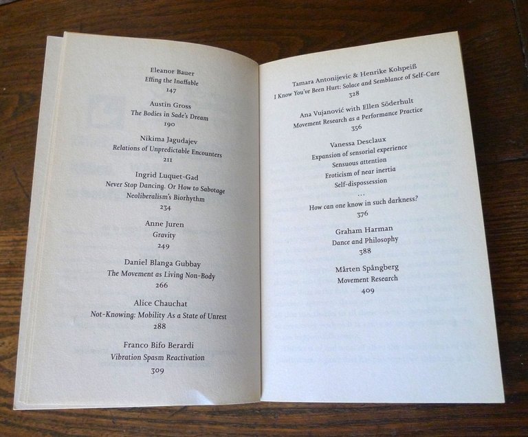 Marten Spanberg,MOVEMENT RESEARCH.Performance Journal,2018[TEATRO,DANZA,BIFO