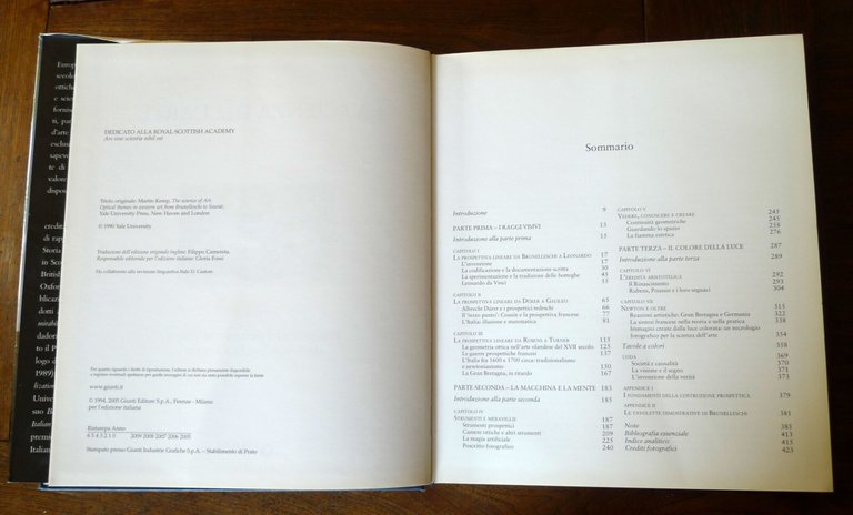 Martin Kemp,LA SCIENZA DELL'ARTE.Prospettiva e percezione visiva,2005 Giunti