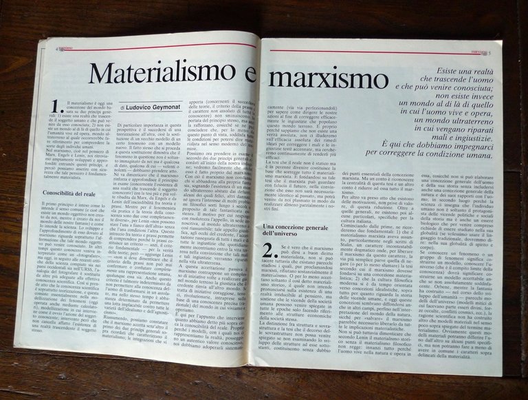 MARXISMO OGGI n.1 1987.RIVISTA BIMESTRALE DI CULTURA E POLITICA[Geymonat,Gramsci