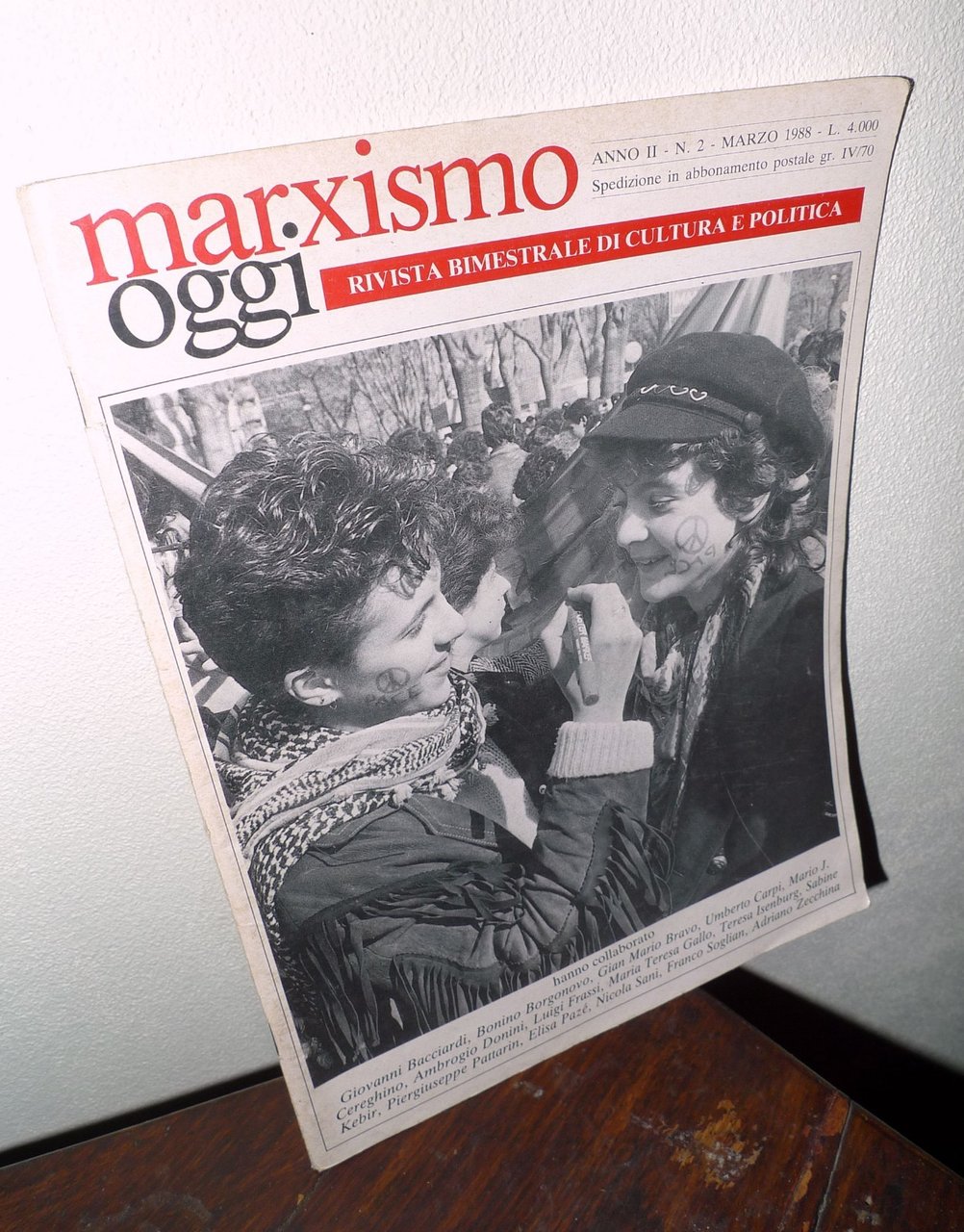 MARXISMO OGGI n.2 1988.RIVISTA BIMESTRALE DI CULTURA E POLITICA[FIAT,ENI