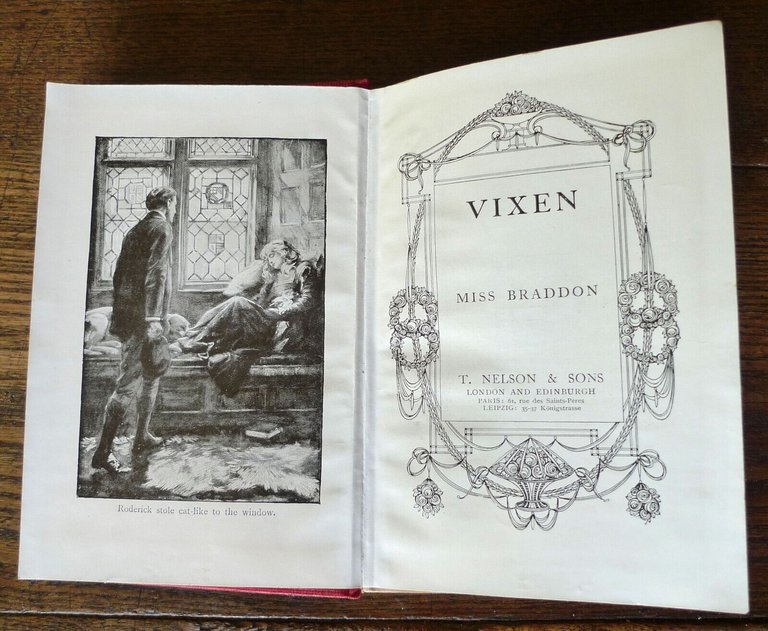 [Mary Elizabeth]Miss Braddon,VIXEN,T.NELSON & SONS[narrativa inglese