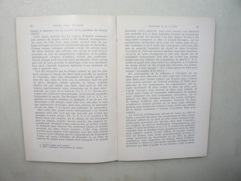 Mary Field,CINEMA POUR ENFANTS.L’expérience britannique,Paris, 1958